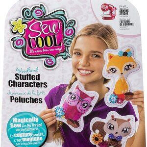 New Craft Sew Cool Woodland Stuffed Character Pillows Set